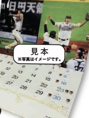 ホークスカレンダー2027の見本